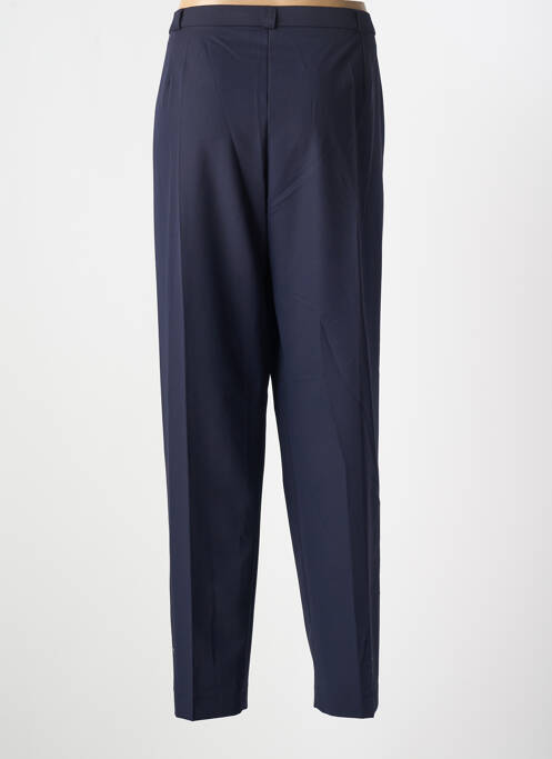 Pantalon droit tissage crêpe taille normale bleu ANNE KELLY femme