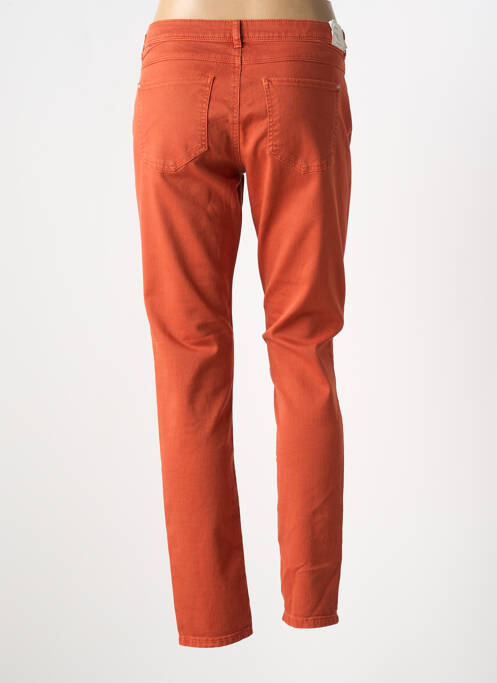 Jeans coupe slim stretch taille normale orange KANOPE femme