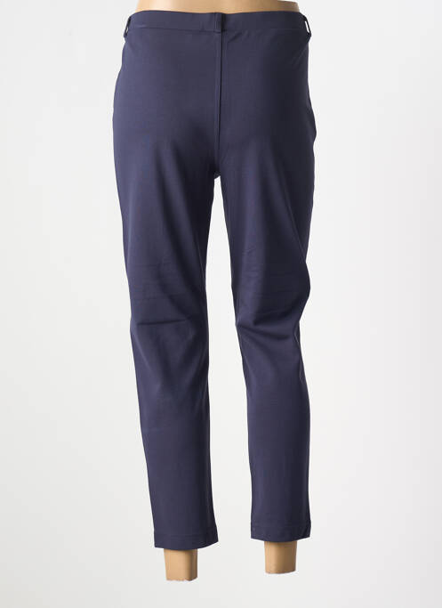 Pantalon 7/8 stretch taille normale bleu HAJO femme