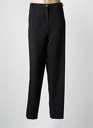 Pantalon droit stretch taille normale noir GRIFFON femme