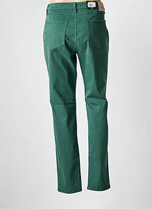 Jeans coupe slim stretch taille normale vert BRUNO SAINT HILAIRE femme