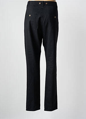 Pantalon droit fermeture zippée sous rabat avec crochet taille normale noir DIESEL femme