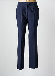 Pantalon droit stretch taille normale bleu ANNE KELLY femme