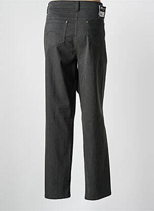 Jeans coupe droite stretch taille normale noir ANNA MONTANA femme