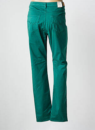 Pantalon droit stretch taille normale vert KANOPE femme