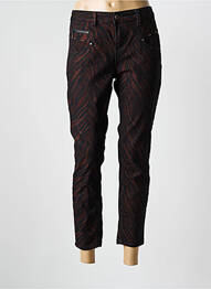 Pantalon 7/8 stretch taille normale noir FREEMAN T.PORTER femme
