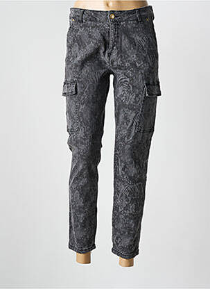 Jeans coupe slim gris DESIGUAL pour femme