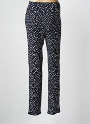 Pantalon droit bleu FRANCE RIVOIRE pour femme seconde vue