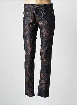 Pantalon slim noir FREEMAN T.PORTER pour femme