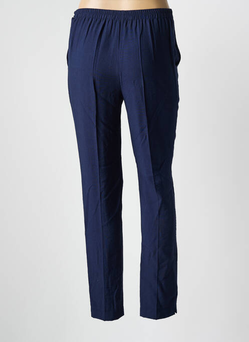 Pantalon slim taille élastique taille normale bleu GEVANA femme