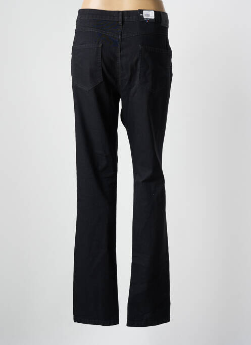 Jeans coupe droite stretch taille normale noir BRUNO SAINT HILAIRE femme