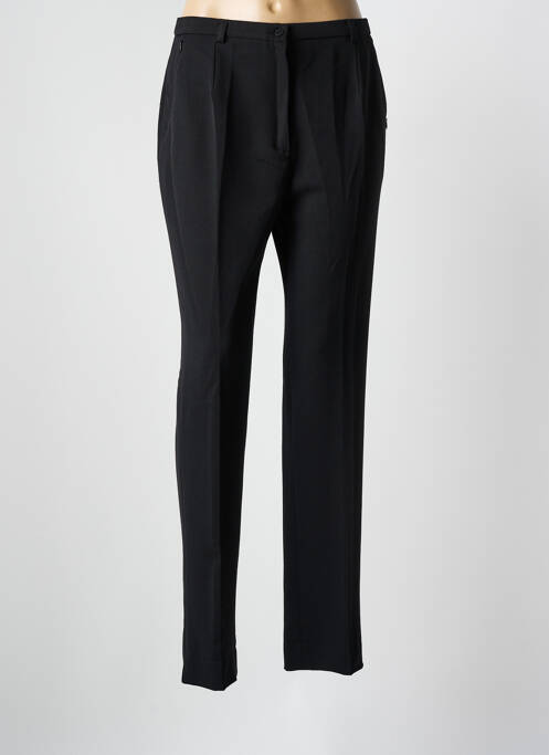 Pantalon slim stretch taille normale noir FRANCE RIVOIRE femme