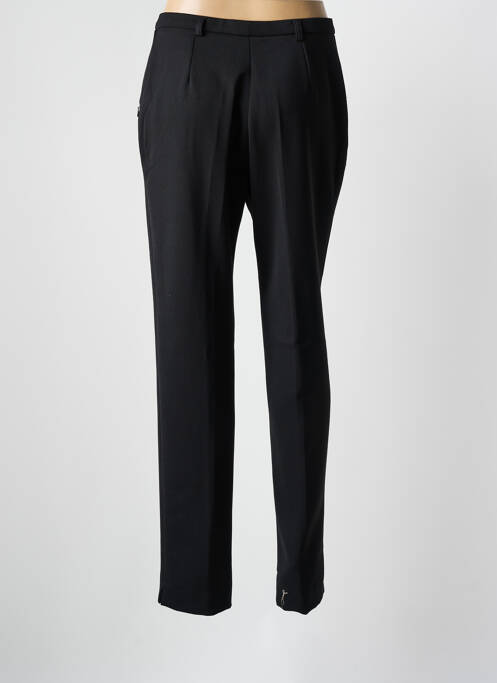Pantalon slim stretch taille normale noir FRANCE RIVOIRE femme