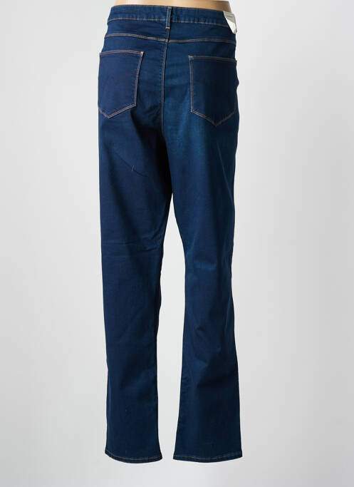 Jeans coupe droite stretch taille normale bleu KANOPE femme