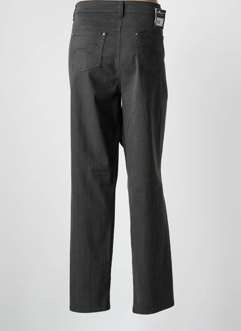 Jeans coupe droite stretch taille normale noir ANNA MONTANA femme