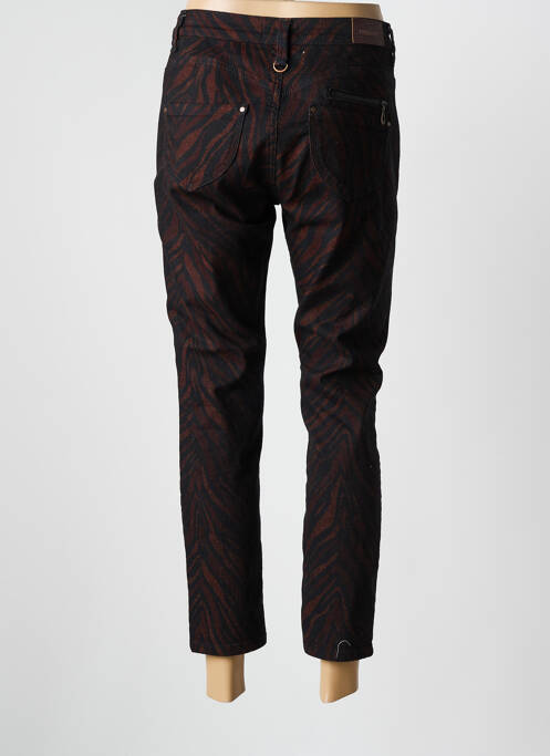 Pantalon 7/8 stretch taille normale noir FREEMAN T.PORTER femme
