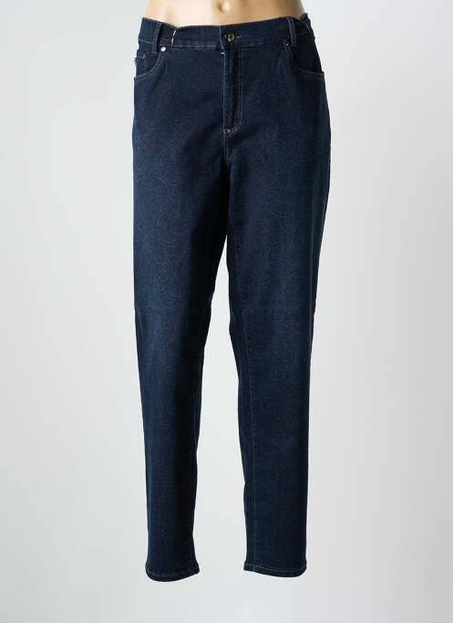 Jeans coupe droite bleu LUXURY DENIM pour femme