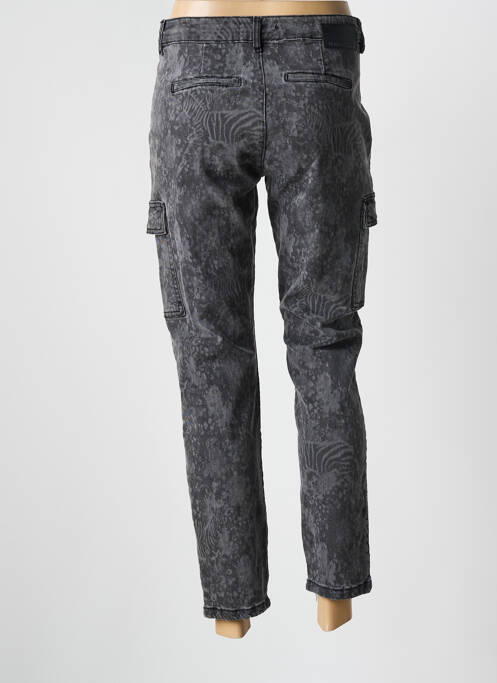 Jeans coupe slim gris DESIGUAL femme