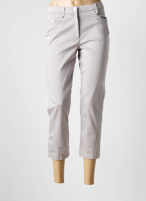 Pantacourt gris CHRISTINE LAURE pour femme