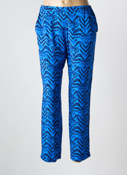 Pantalon droit bleu TELMAIL pour femme