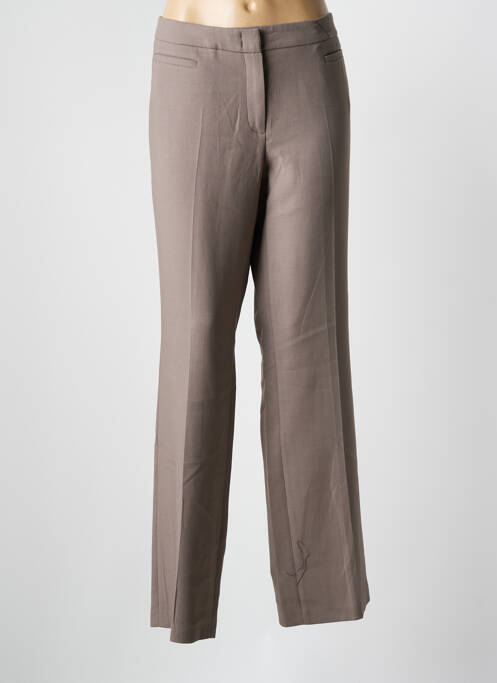 Pantalon droit marron GERRY WEBER pour femme