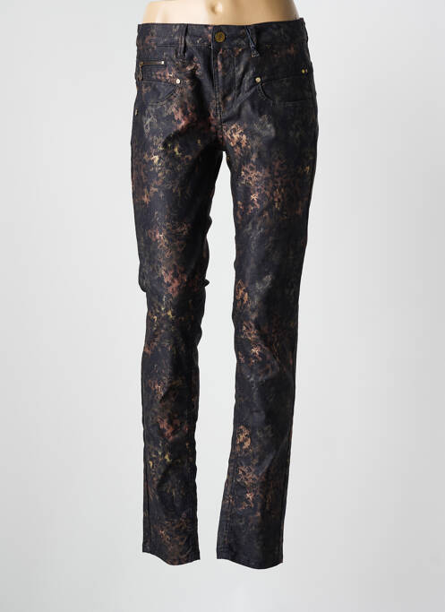 Pantalon slim noir FREEMAN T.PORTER pour femme