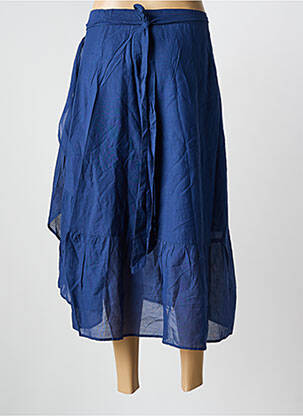 Jupe longue coupe asymétrique bleu SCHOOL RAG femme