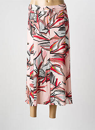 Jupe longue coupe droite rose BARBARA LEBEK femme