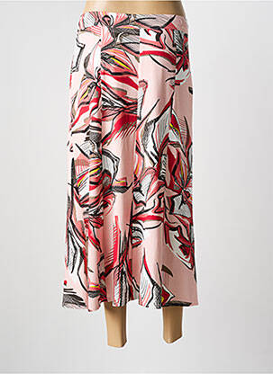 Jupe longue coupe droite rose BARBARA LEBEK femme