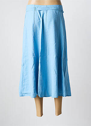 Jupe mi-longue taille à pinces bleu BETTY BARCLAY femme