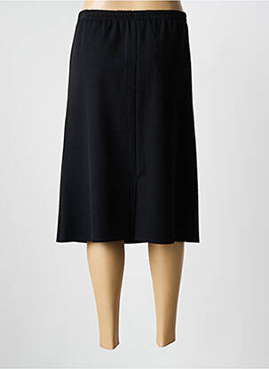Jupe mi-longue coupe évasée noir PLURIELLES femme