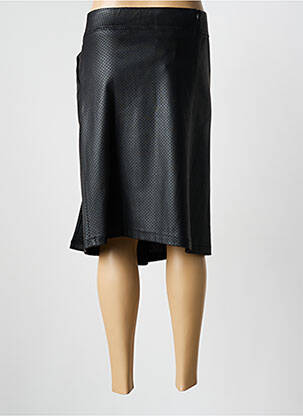 Jupe mi-longue stretch noir GRIFFON femme