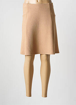 Jupe mi-longue coupe évasée beige STREET ONE femme