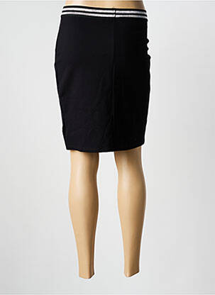 Jupe courte coupe droite noir DESIGUAL femme