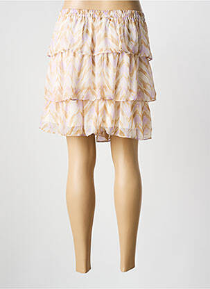 Jupe courte doublure beige VERO MODA femme