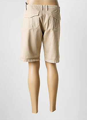 Bermuda coupe droite taille normale beige HOD femme