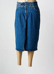 Jupe mi-longue bleu VERO MODA pour femme seconde vue