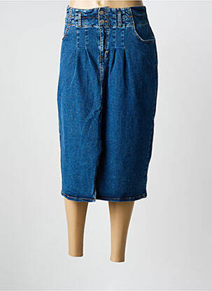 Jupe mi-longue bleu VERO MODA pour femme