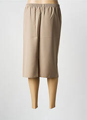 Jupe mi-longue marron PLURIELLES pour femme seconde vue