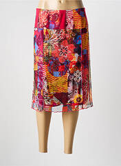 Jupe mi-longue rouge FRANCE RIVOIRE pour femme seconde vue