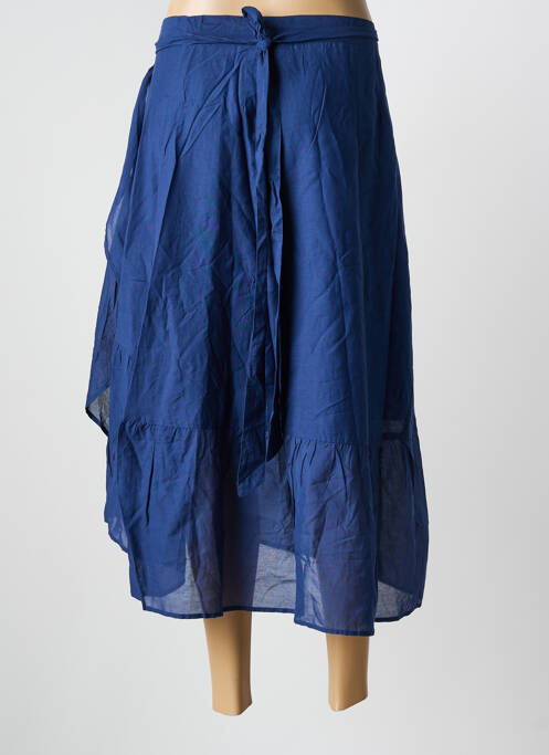 Jupe longue taille normale bleu SCHOOL RAG femme