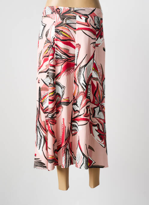 Jupe longue coupe droite rose BARBARA LEBEK femme