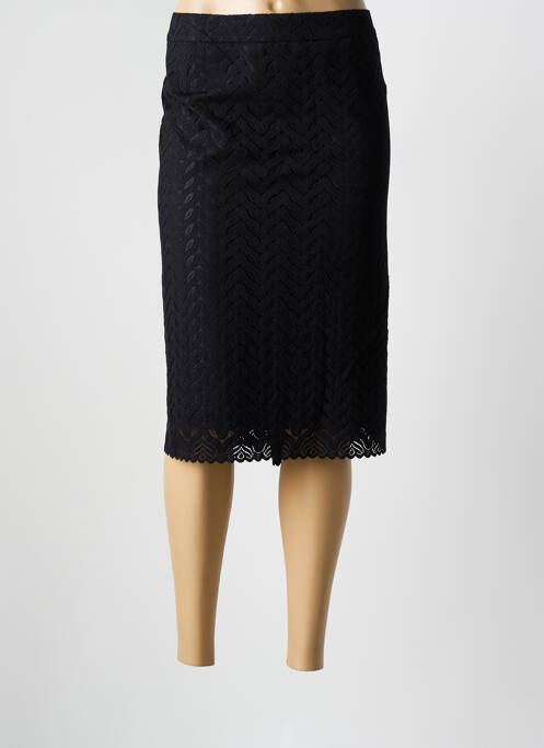 Jupe mi-longue taille normale noir BARBARA LEBEK femme