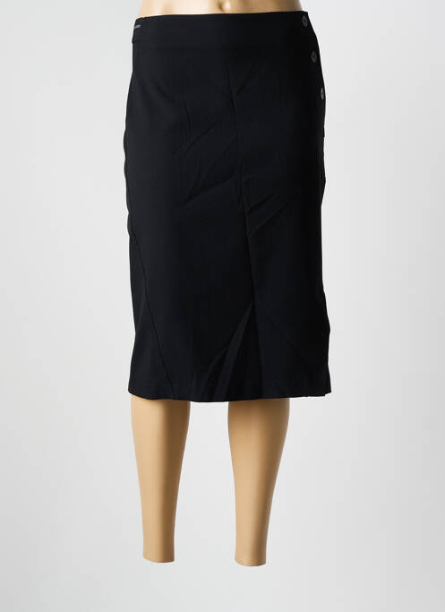 Jupe mi-longue taille haute noir GRIFFON femme