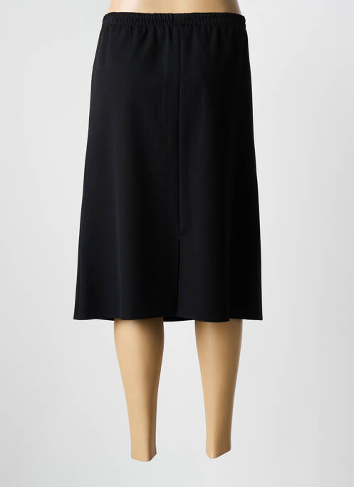 Jupe mi-longue coupe évasée noir PLURIELLES femme