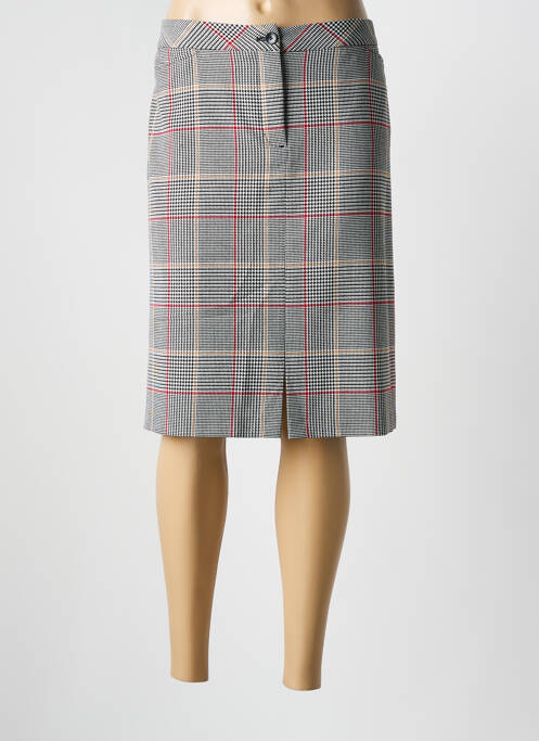 Jupe mi-longue coupe droite noir BETTY BARCLAY femme