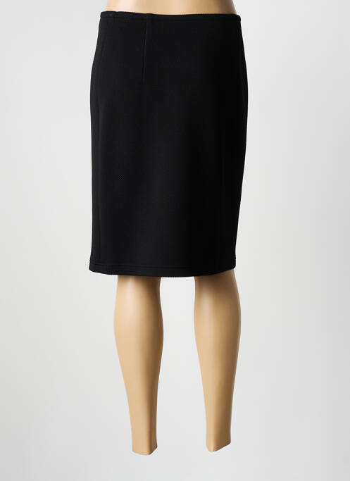 Jupe mi-longue stretch noir BARBARA LEBEK femme