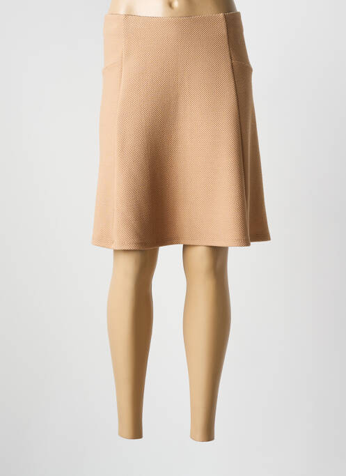 Jupe mi-longue coupe évasée beige STREET ONE femme