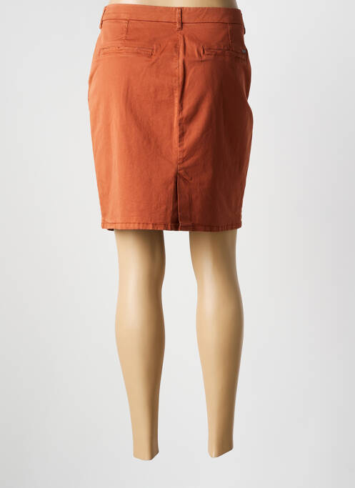 Jupe courte poches orange KANOPE femme
