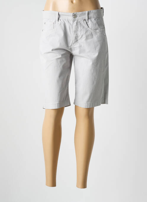 Bermuda gris ANNA MONTANA pour femme
